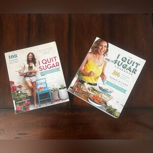 I Quit Sugar Book Set - 8 week detox & cookbook + 306 Recipes Cookbook